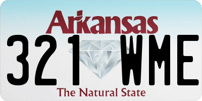 AR license plate 321WME