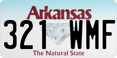 AR license plate 321WMF