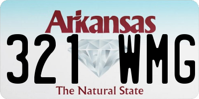 AR license plate 321WMG