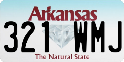 AR license plate 321WMJ