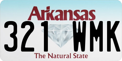 AR license plate 321WMK
