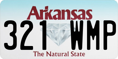 AR license plate 321WMP