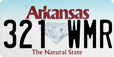 AR license plate 321WMR