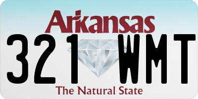 AR license plate 321WMT