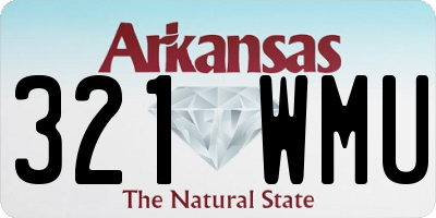 AR license plate 321WMU