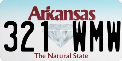 AR license plate 321WMW