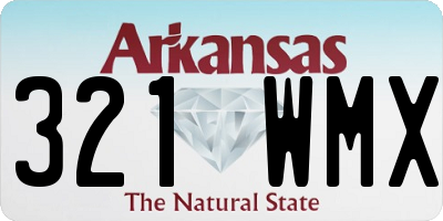 AR license plate 321WMX