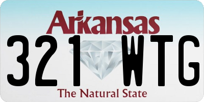 AR license plate 321WTG
