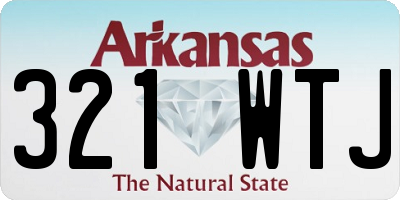 AR license plate 321WTJ