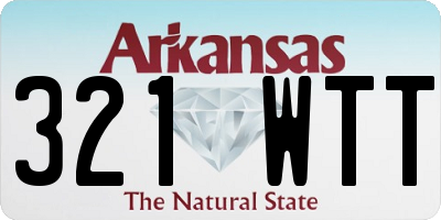 AR license plate 321WTT