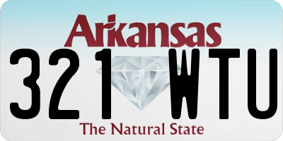 AR license plate 321WTU