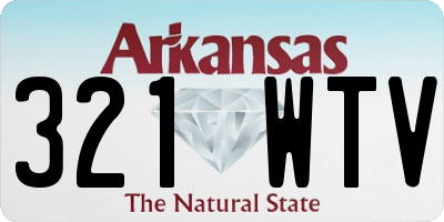 AR license plate 321WTV