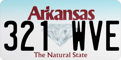 AR license plate 321WVE