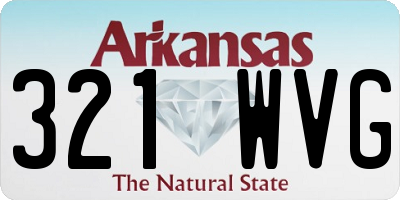 AR license plate 321WVG