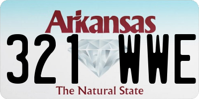 AR license plate 321WWE