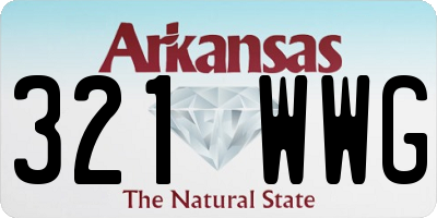 AR license plate 321WWG