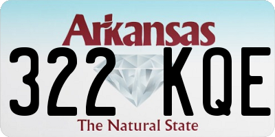 AR license plate 322KQE