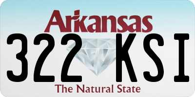 AR license plate 322KSI