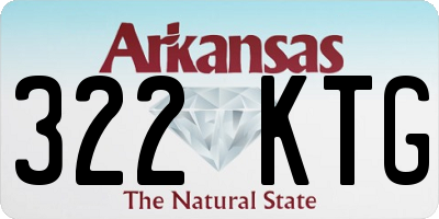 AR license plate 322KTG