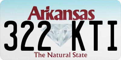 AR license plate 322KTI