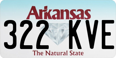 AR license plate 322KVE