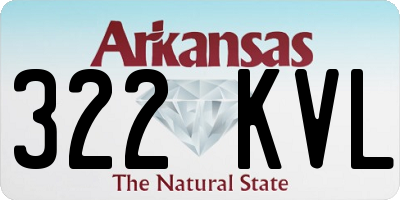 AR license plate 322KVL