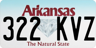 AR license plate 322KVZ