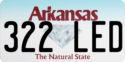 AR license plate 322LED