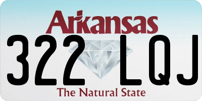 AR license plate 322LQJ