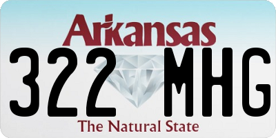 AR license plate 322MHG