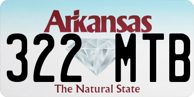 AR license plate 322MTB