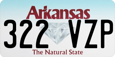 AR license plate 322VZP