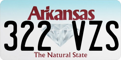 AR license plate 322VZS