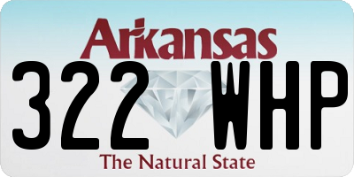 AR license plate 322WHP