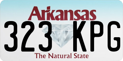 AR license plate 323KPG