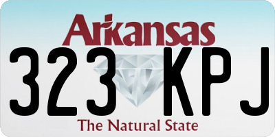 AR license plate 323KPJ