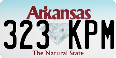 AR license plate 323KPM