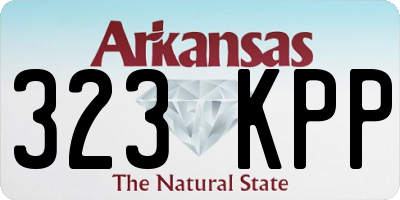 AR license plate 323KPP