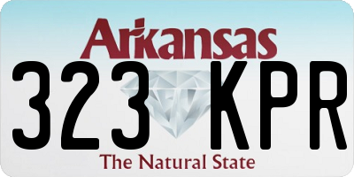 AR license plate 323KPR