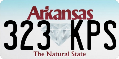AR license plate 323KPS