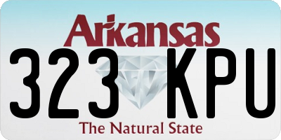 AR license plate 323KPU
