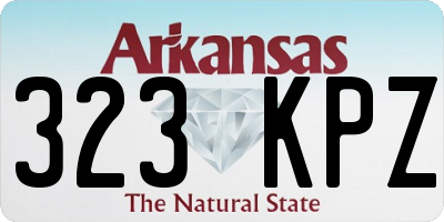 AR license plate 323KPZ