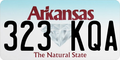 AR license plate 323KQA