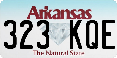 AR license plate 323KQE