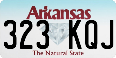 AR license plate 323KQJ