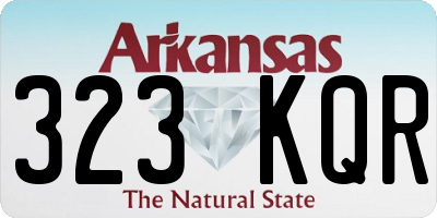 AR license plate 323KQR