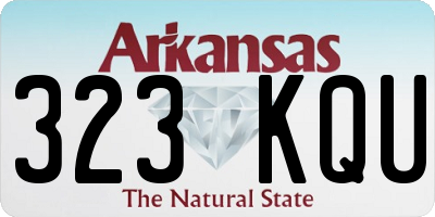 AR license plate 323KQU