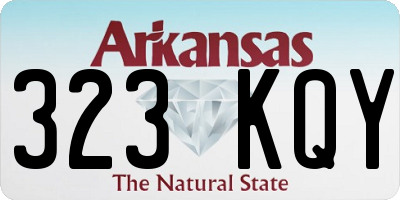 AR license plate 323KQY