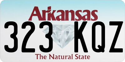 AR license plate 323KQZ