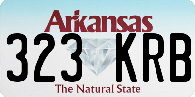 AR license plate 323KRB
